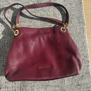 Michael Kors Deep Red Shoulder Bag